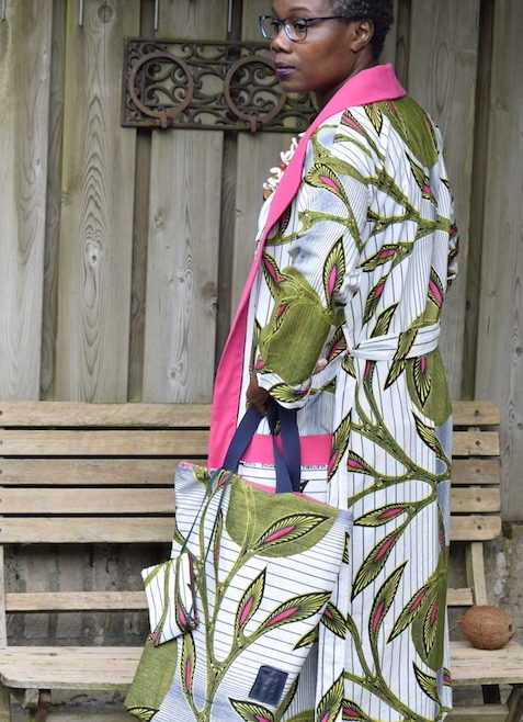 africanwax kimono Yebba Styling